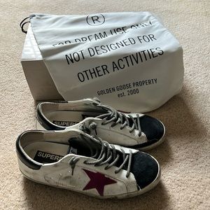 Golden Goose sneakers.